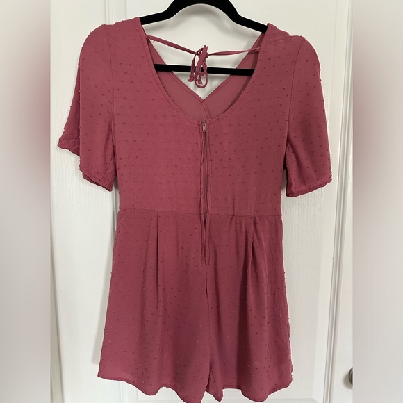 Francesca’s Blue Rain Romper in size Youth 14 - Picture 2 of 3